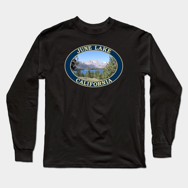 June Lake, California - Eastern Sierra Nevada Mountains Long Sleeve T-Shirt by GentleSeas